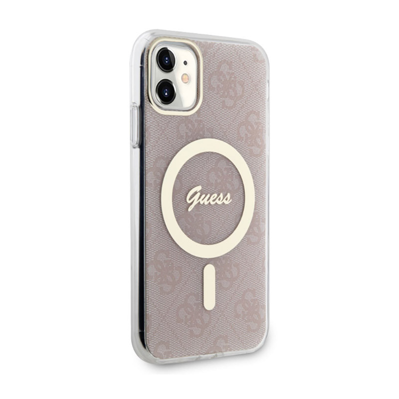 Etui Do iPhone 11 Guess 4G MagSafe Różowy