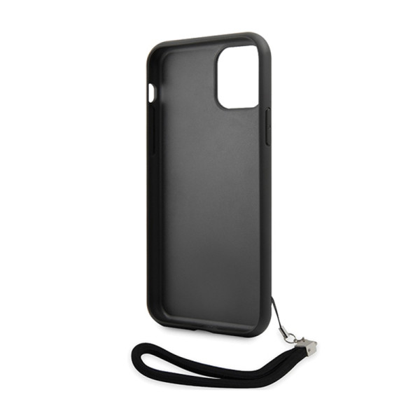 Etui Ze Smyczką Do iPhone 11 Karl Lagerfeld Sequins Cord Srebrny