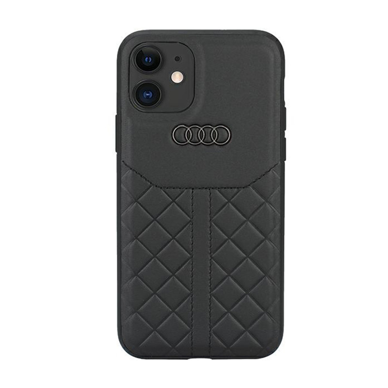 Etui Do iPhone 11 Audi Genuine Leather Czarny