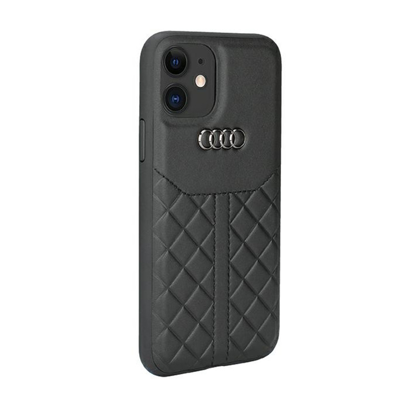 Etui Do iPhone 11 Audi Genuine Leather Czarny