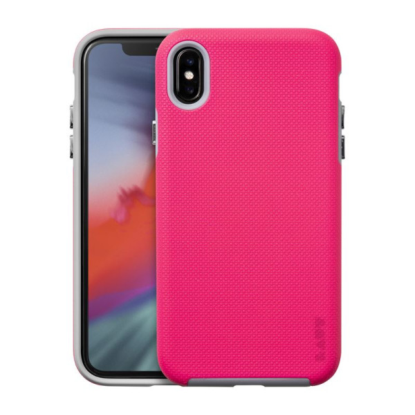 Etui Hybrydowe Do iPhone XS Max Laut Shield Różowy
