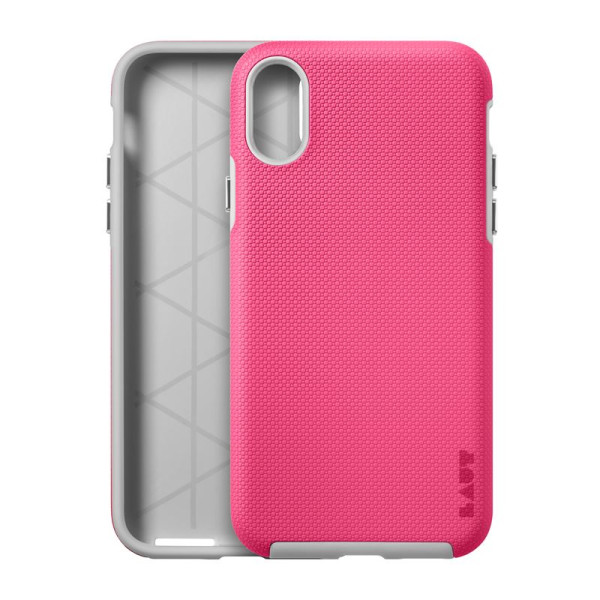 Etui Hybrydowe Do iPhone XS Max Laut Shield Różowy