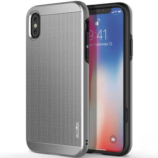 Etui Do iPhone XS / X Obliq Slim Meta Srebrny