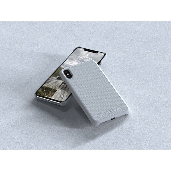 Etui Materiałowe Do iPhone XS Max Nordic Elements Original Idun Szary
