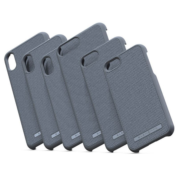 Etui Materiałowe Do iPhone XS Max Nordic Elements Original Idun Szary