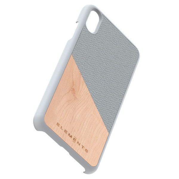 Etui Drewniane Do iPhone XS Max Nordic Elements Original Hel Szary