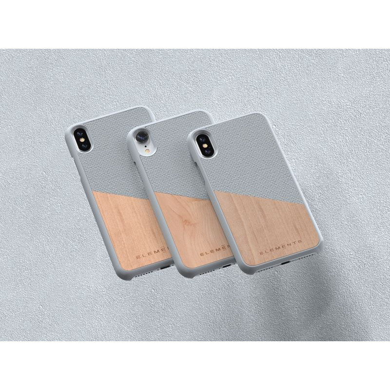 Etui Drewniane Do iPhone XS Max Nordic Elements...