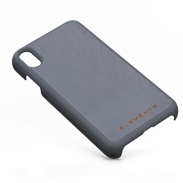 Etui Drewniane Do iPhone XS Max Nordic Elements Original Gefion Szary