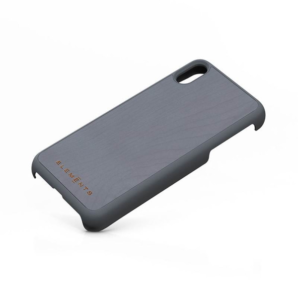 Etui Drewniane Do iPhone XS Max Nordic Elements Original Gefion Szary