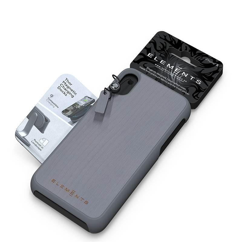 Etui Drewniane Do iPhone XS Max Nordic Elements...