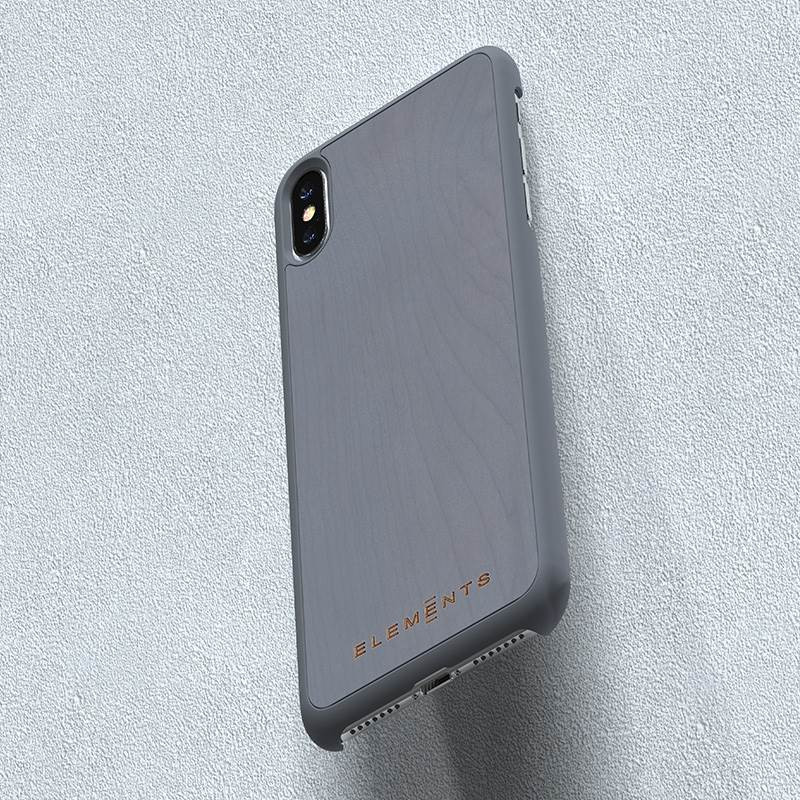 Etui Drewniane Do iPhone XS Max Nordic Elements...