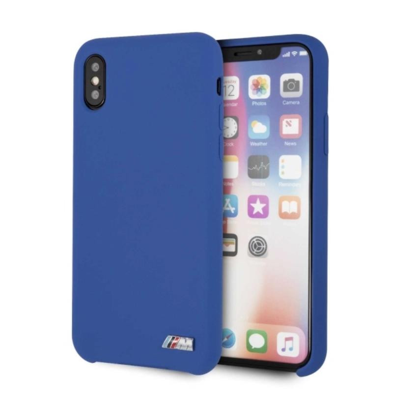 Etui Do iPhone X / XS BMW Silicone M Collection Niebieski