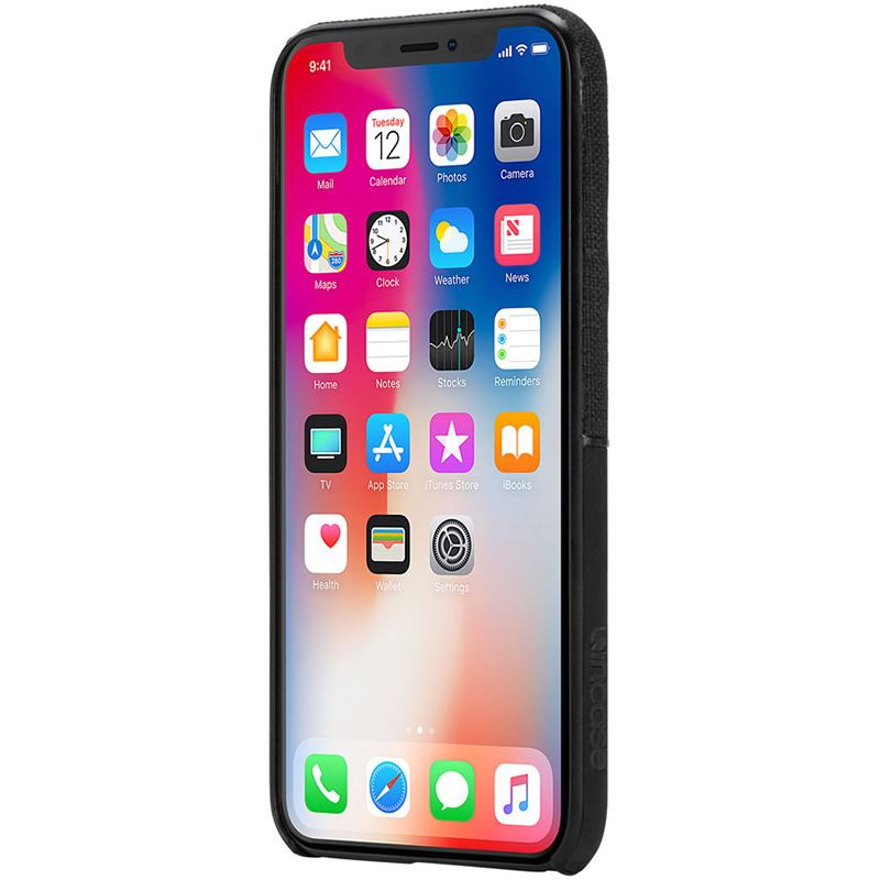 Etui Do iPhone XS Max Incase Textured Snap Czarny