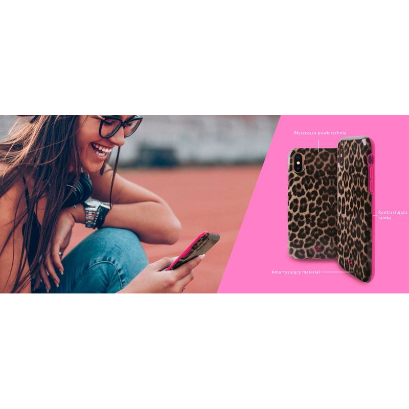 Etui Do iPhone XS Max Puro Glam Leopard Cover...