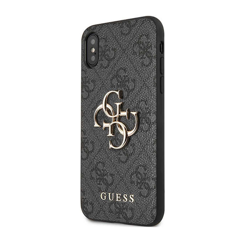 Etui Do iPhone X Guess 4G Big Metal Logo Szary