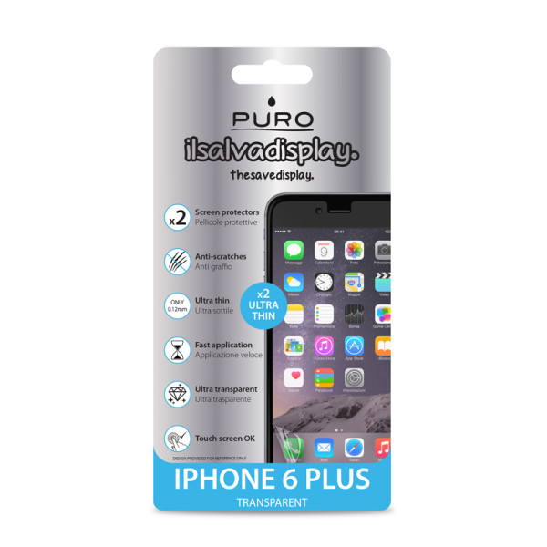 2x Folia Na Ekran Do iPhone 6S Plus / iPhone 6 Plus Puro