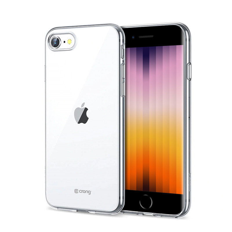 Etui Do iPhone SE ( 2022 / 2020 ) / 8 / 7 Crong Crystal Slim Cover Przezroczysty