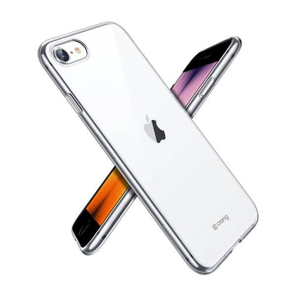 Etui Do iPhone SE ( 2022 / 2020 ) / 8 / 7 Crong Crystal Slim Cover Przezroczysty