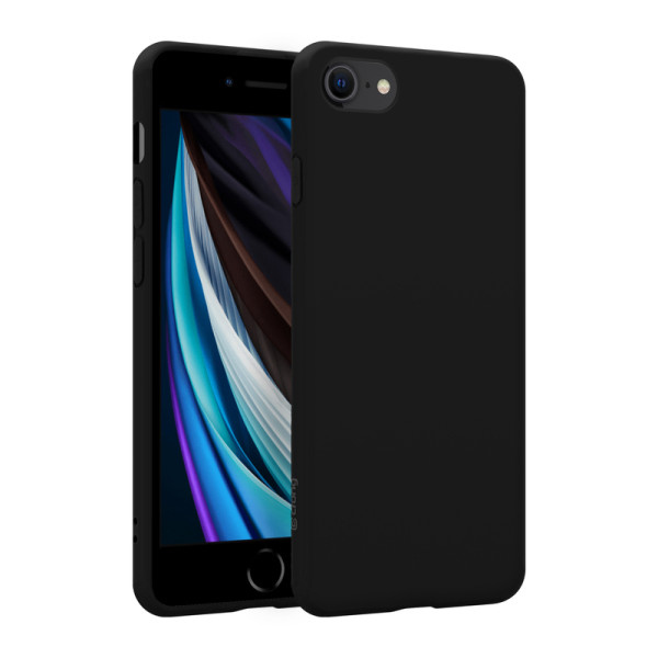 Etui Do iPhone SE ( 2022 / 2020 ) / 8 / 7 Crong Color Cover Czarny