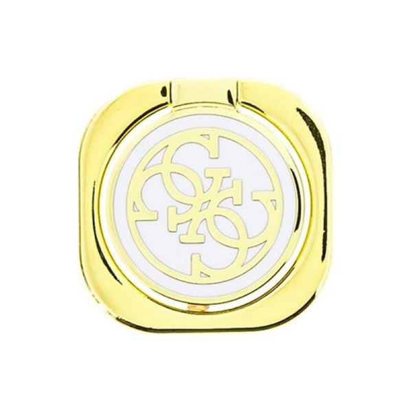 Uchwyt Magnetyczny Na Palec Do Telefonu Z Funkcją Standu Guess Metal Ring Stand 4G Złoty