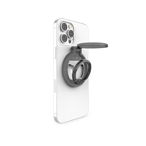 Uchwyt MagSafe Na Palec Z Funkcją Podstawki + Otwieracz STM Magloop Szary