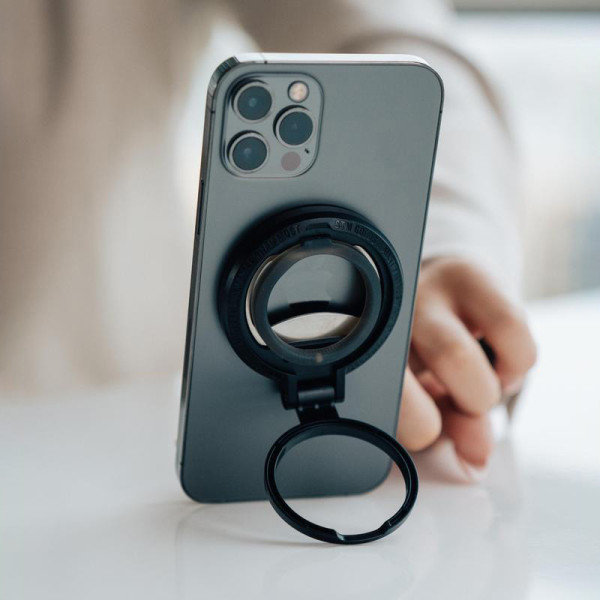 Uchwyt MagSafe Na Palec Z Funkcją Podstawki + Otwieracz STM Magloop Szary