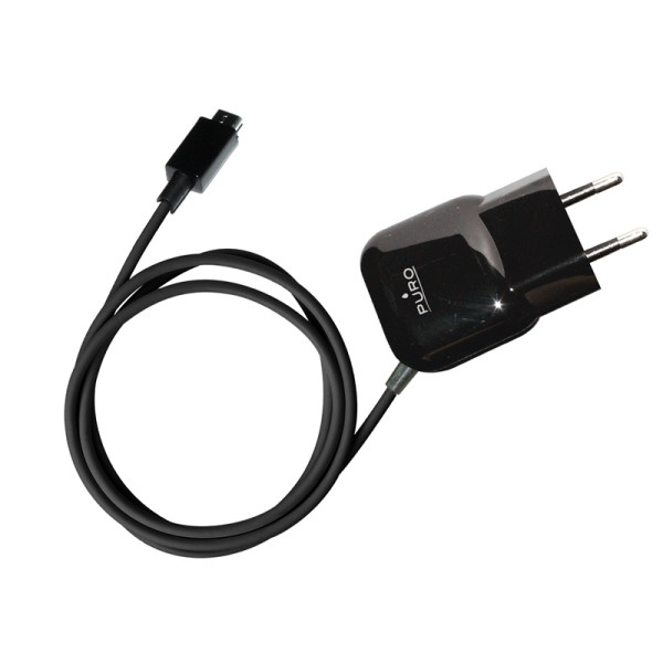 Ładowarka Sieciowa Przenośna Z Kablem Micro USB Puro Mini Travel Charger Czarny