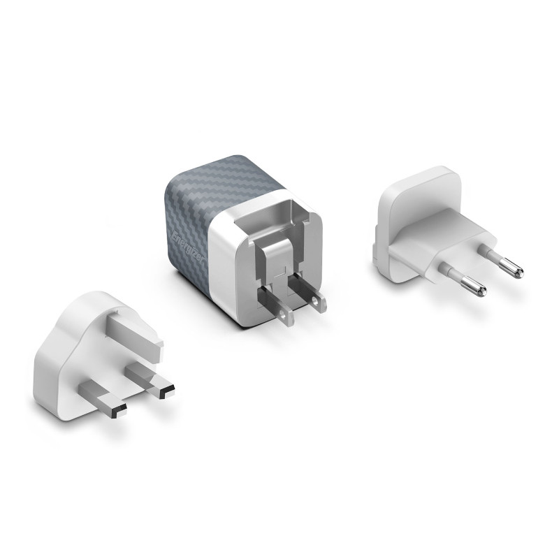 Ładowarka Sieciowa Multiplug EU / UK / US Gan...