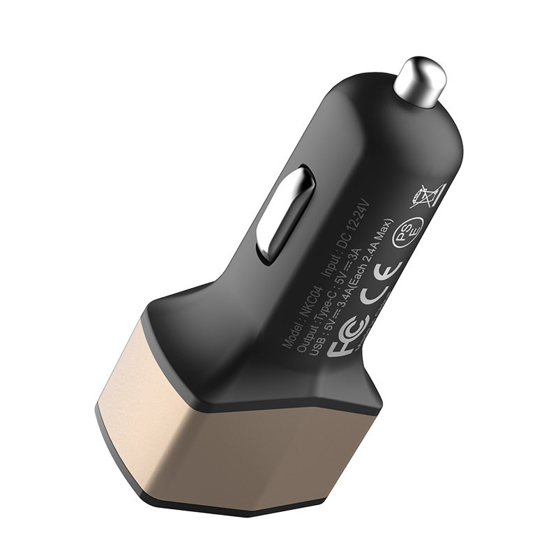 Ładowarka Samochodowa 2x USB + USB-C 32 W...