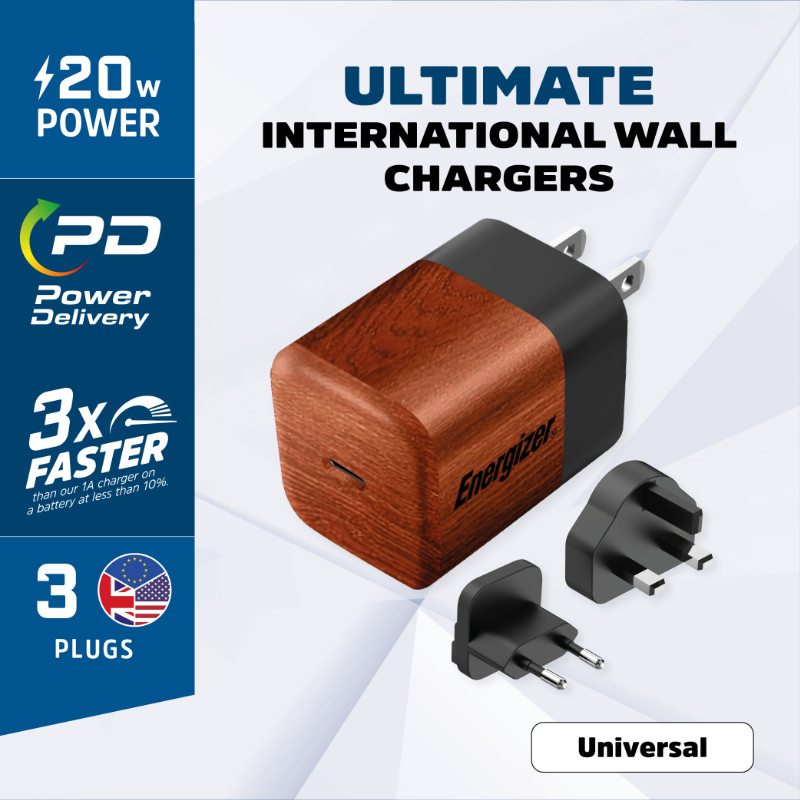 Ładowarka Sieciowa Multiplug EU / UK / US Gan...