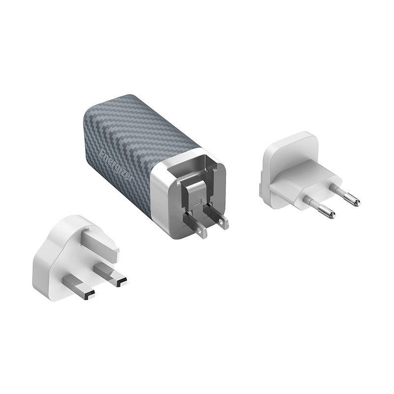 Ładowarka Sieciowa Multiplug EU / UK / US Gan...