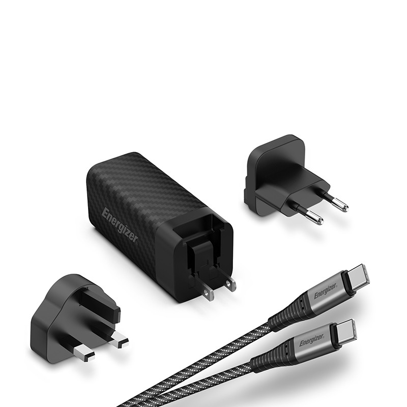 Ładowarka Sieciowa Multiplug EU / UK / US Gan...