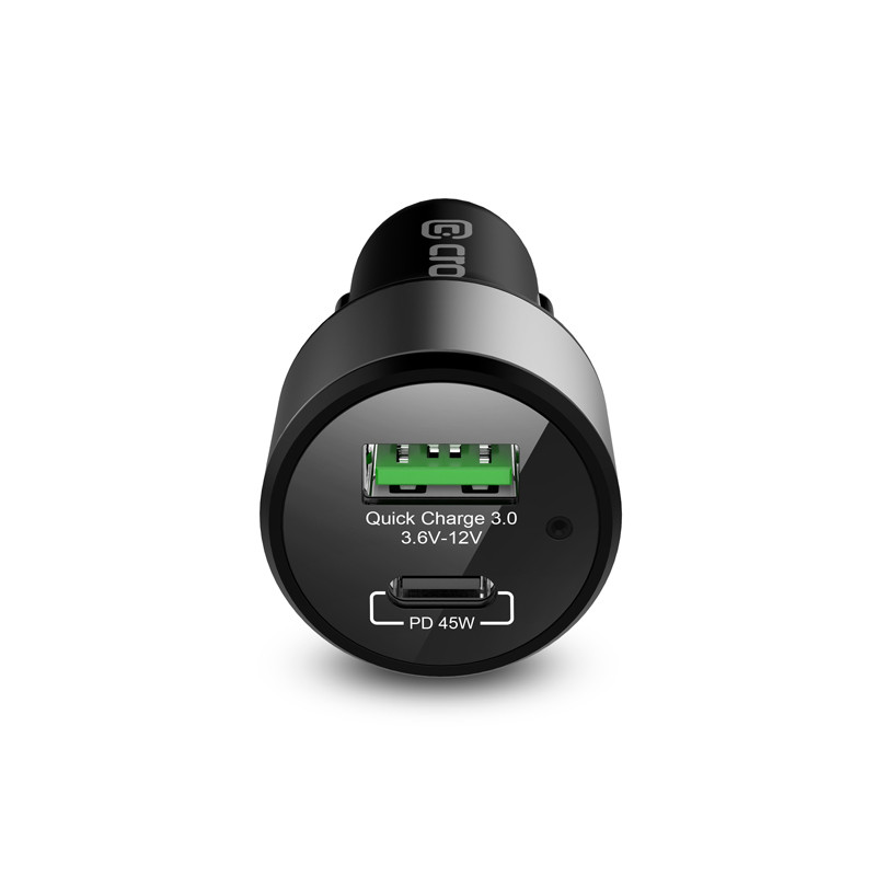Ładowarka Samochodowa USB-C Pd 45 W + USB QC...