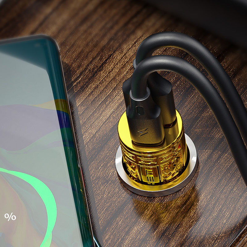 Ładowarka Samochodowa USB-C & USB-A Fast...