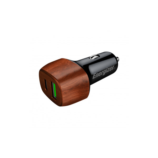 Ładowarka Samochodowa USB-C & USB-A 38 W Pd + QC 3.0 Energizer Ultimate Brązowy