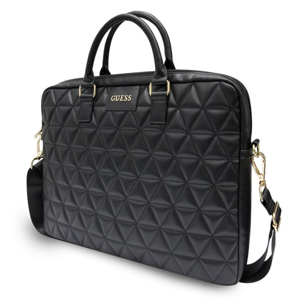 Torba Na Notebooka 15 " Guess Quilted Computer Bag Czarny