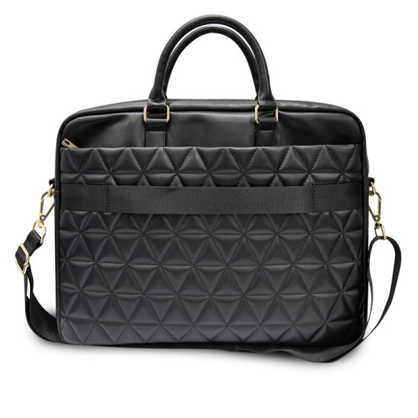 Torba Na Notebooka 15 " Guess Quilted Computer Bag Czarny