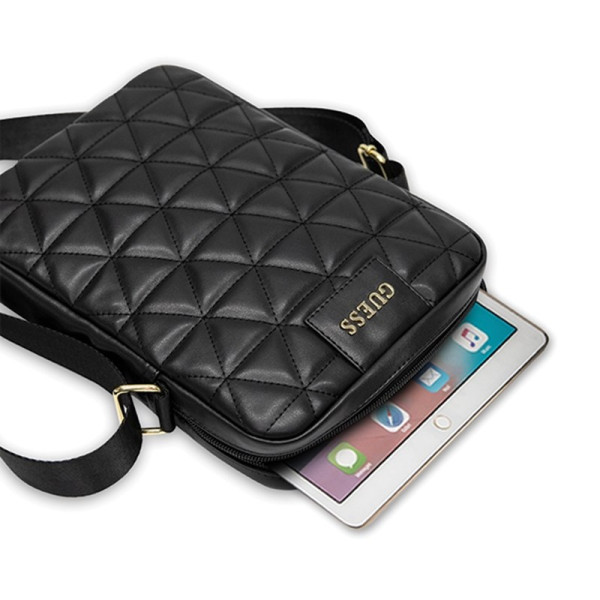 Torba Na Notebooka / Tablet 10 " Guess Quilted Tablet Bag Czarny