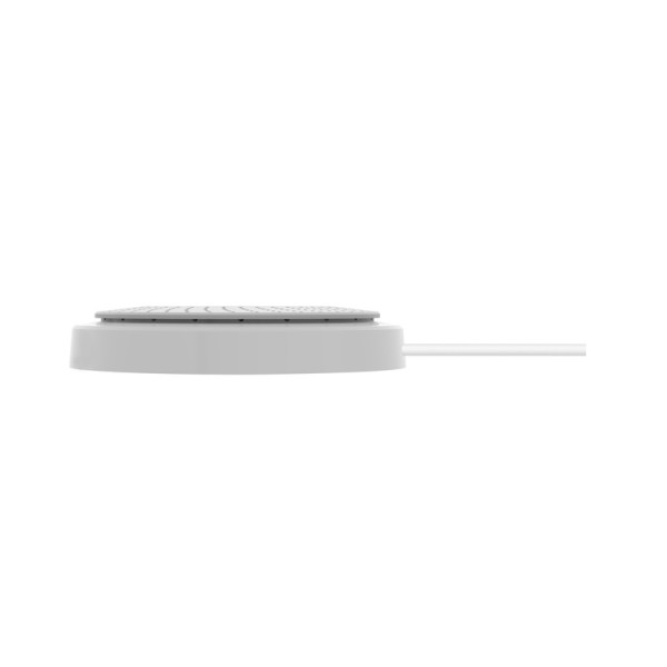 Ładowarka Bezprzewodowa QI 10 W + Wbudowany Kabel Budi Biały