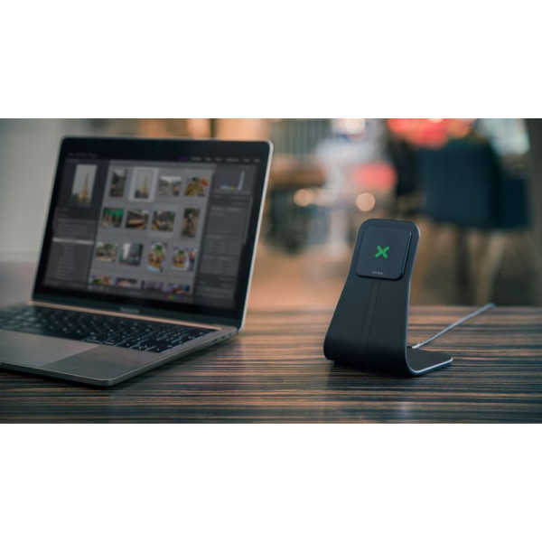 Ładowarka Bezprzewodowa Z Uchwytem Magnetycznym Aluminium ( QC 2.0 ) Xvida Fast Charging Desk Stand Czarny