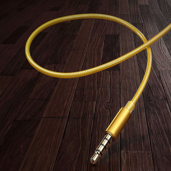 Słuchawki Przewodowe Jack 3.5 mm Wekome Yc05 Sakin Series Złoty