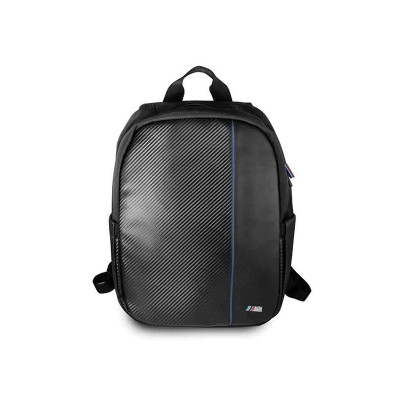 Plecak Na Notebook 16 " BMW Carbon Navy Stripe Czarny