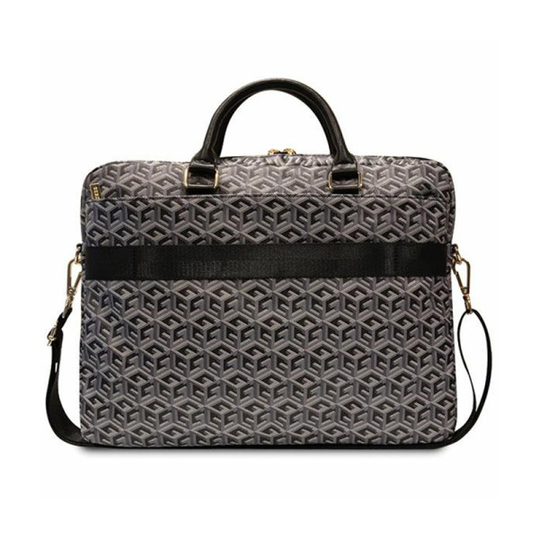 Torba Na Notebooka 16 " Guess Gcube Stripes Computer Bag Czarny