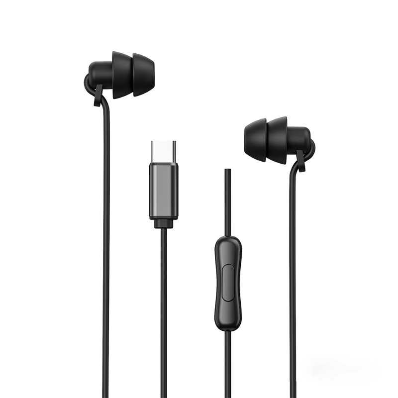 Słuchawki Przewodowe USB-C Wekome Yb02 Shq Series Czarny