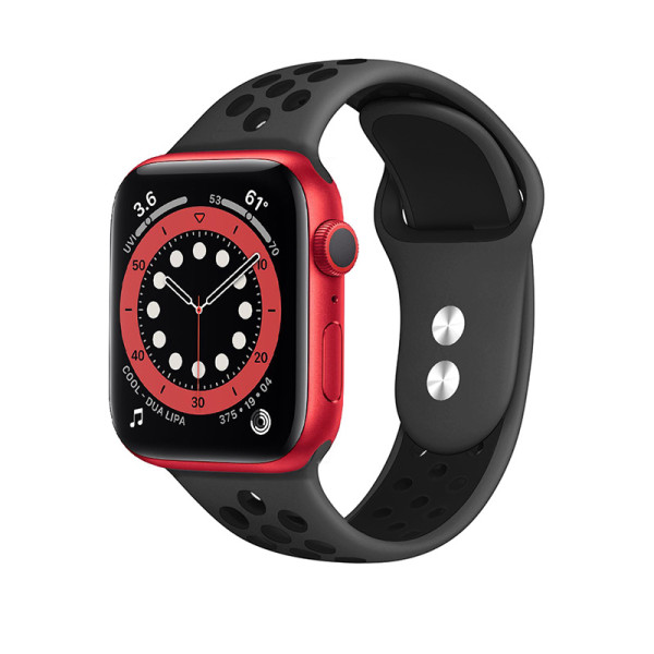 Pasek Do Apple Watch 38 / 40 / 41 mm Crong Duo Sport Szary