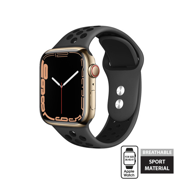 Pasek Do Apple Watch 38 / 40 / 41 mm Crong Duo Sport Szary
