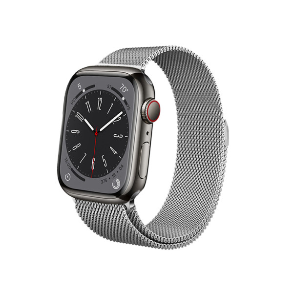 Bransoletka Ze Stali Nierdzewnej Do Apple Watch 38 / 40 / 41 mm Crong Milano Steel Srebrny