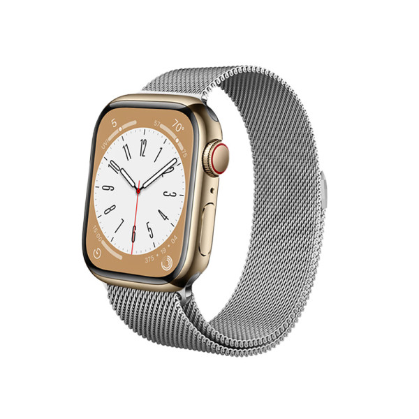 Bransoletka Ze Stali Nierdzewnej Do Apple Watch 38 / 40 / 41 mm Crong Milano Steel Srebrny