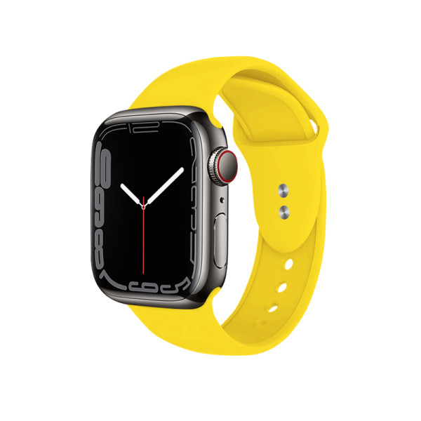 Pasek Do Apple Watch 38 / 40 / 41 mm Crong Liquid Żółty