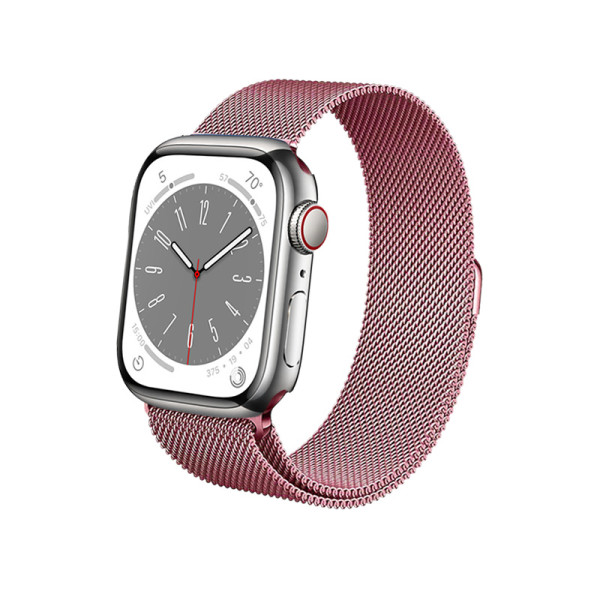Bransoletka  Ze Stali Nierdzewnej Do Apple Watch 38 / 40 / 41 mm Crong Milano Steel Różowe Złoto